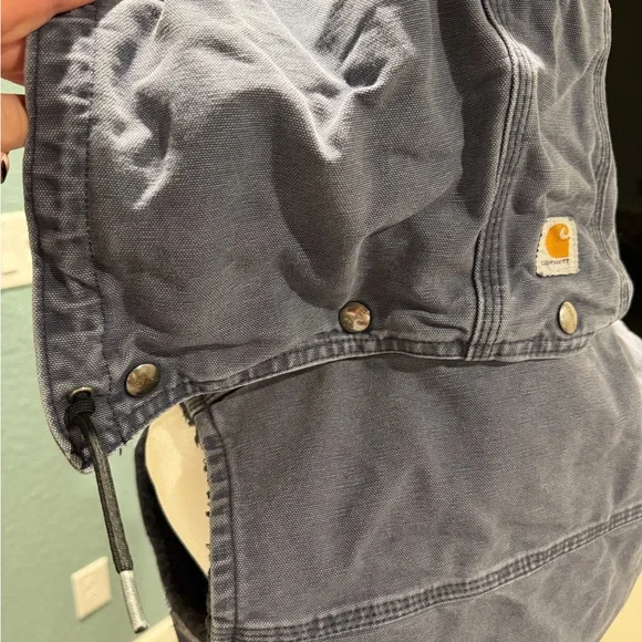 Carhartt Ladies Hooded Vest - Blue - Picture 7 of 10